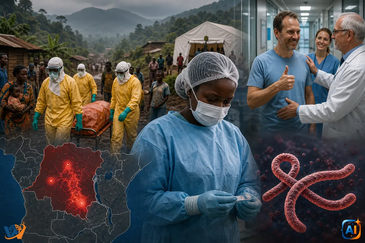 Ebola continuă să se extindă în Congo, dar apare și o veste bună