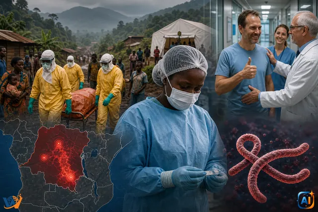 Ebola continuă să se extindă în Congo, dar apare și o veste bună