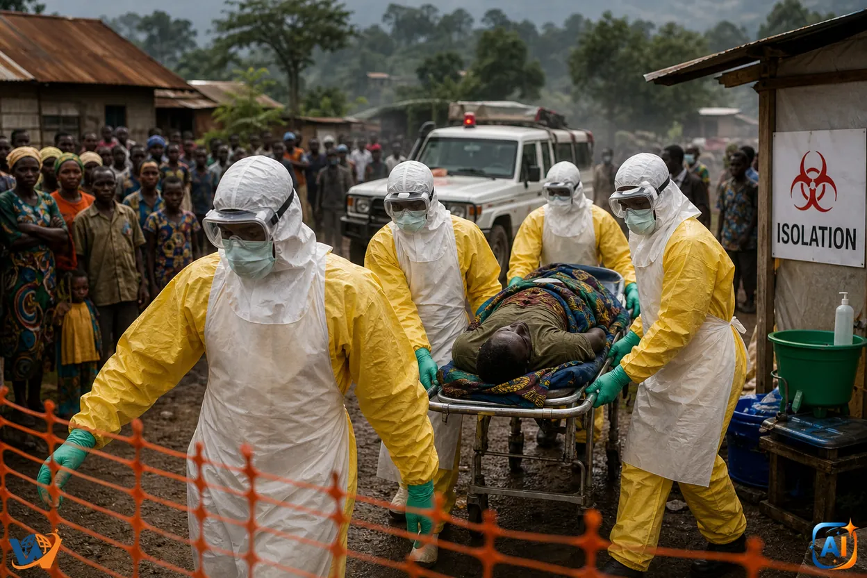 Ebola se răspândește rapid când protecția lipsește