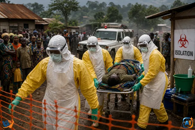 Ebola se răspândește rapid când protecția lipsește