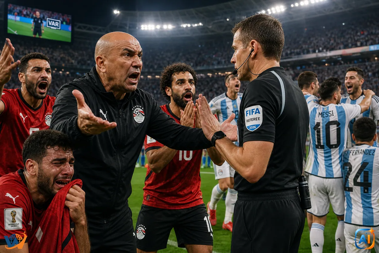 Egipt acuză arbitrajul după thrillerul cu Argentina