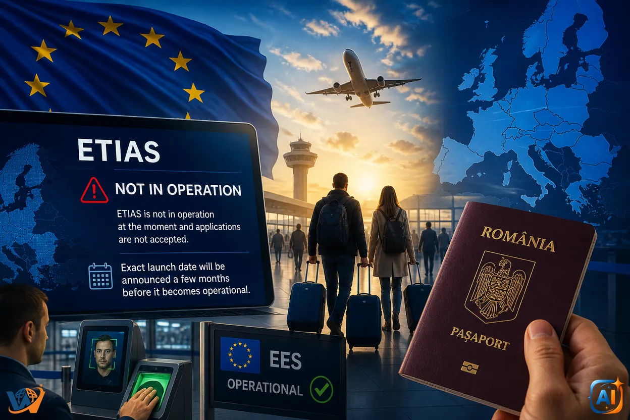 ETIAS rămâne fără dată de lansare. Ce înseamnă pentru România