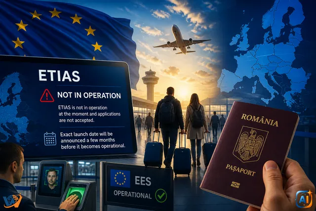ETIAS rămâne fără dată de lansare. Ce înseamnă pentru România