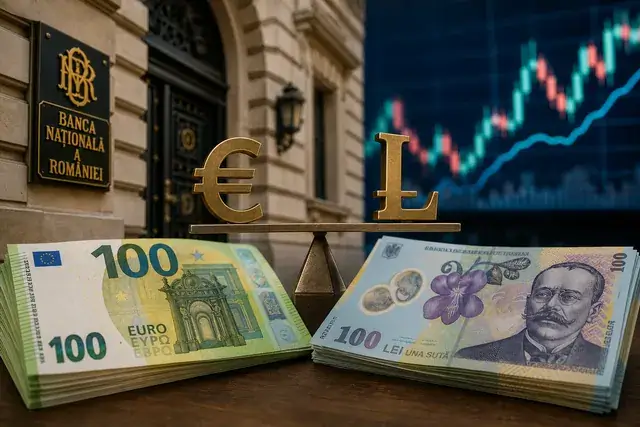 Euro la 4,4 lei? Explicația care schimbă calculele