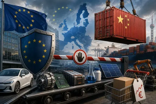 Europa vrea frână pentru importurile chineze