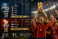 Europa domină istoria Cupei Mondiale de Fotbal