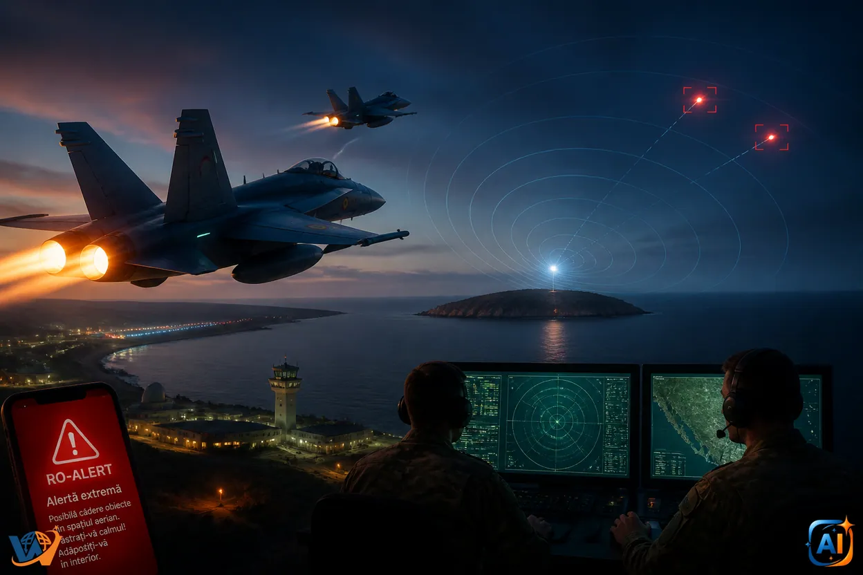 Alertă lângă România: F-18 ridicate după ținte aeriene detectate