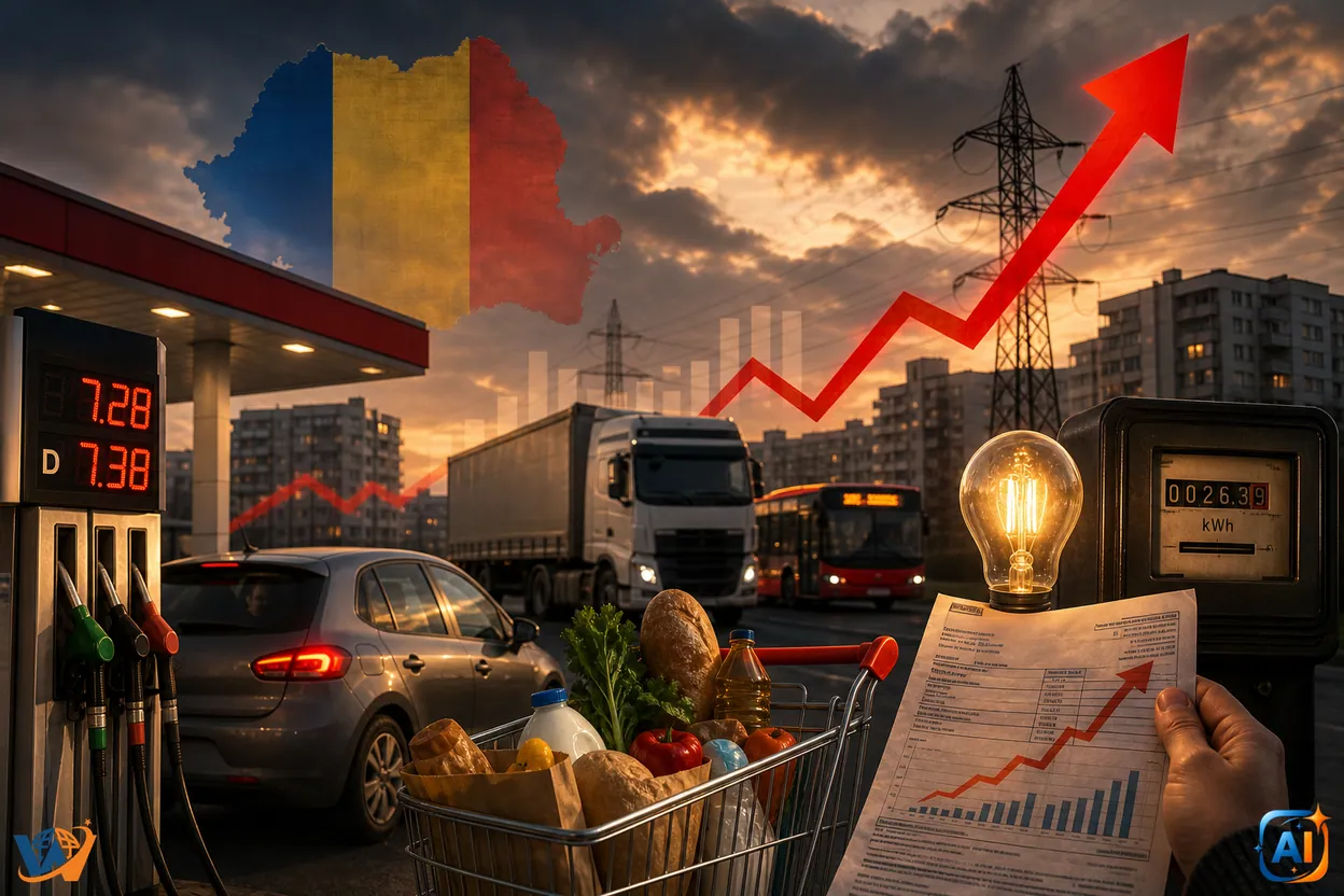 Facturile și carburanții reaprind inflația