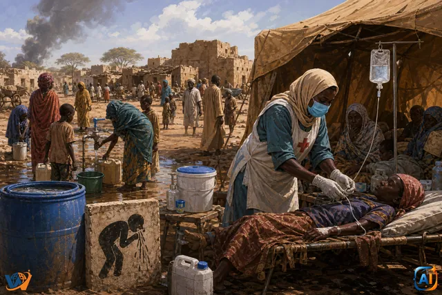 Focar de holeră în Sudan: 30 de morți