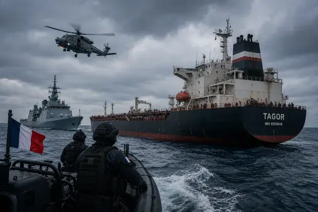 Franța a interceptat un petrolier rusesc în Atlantic