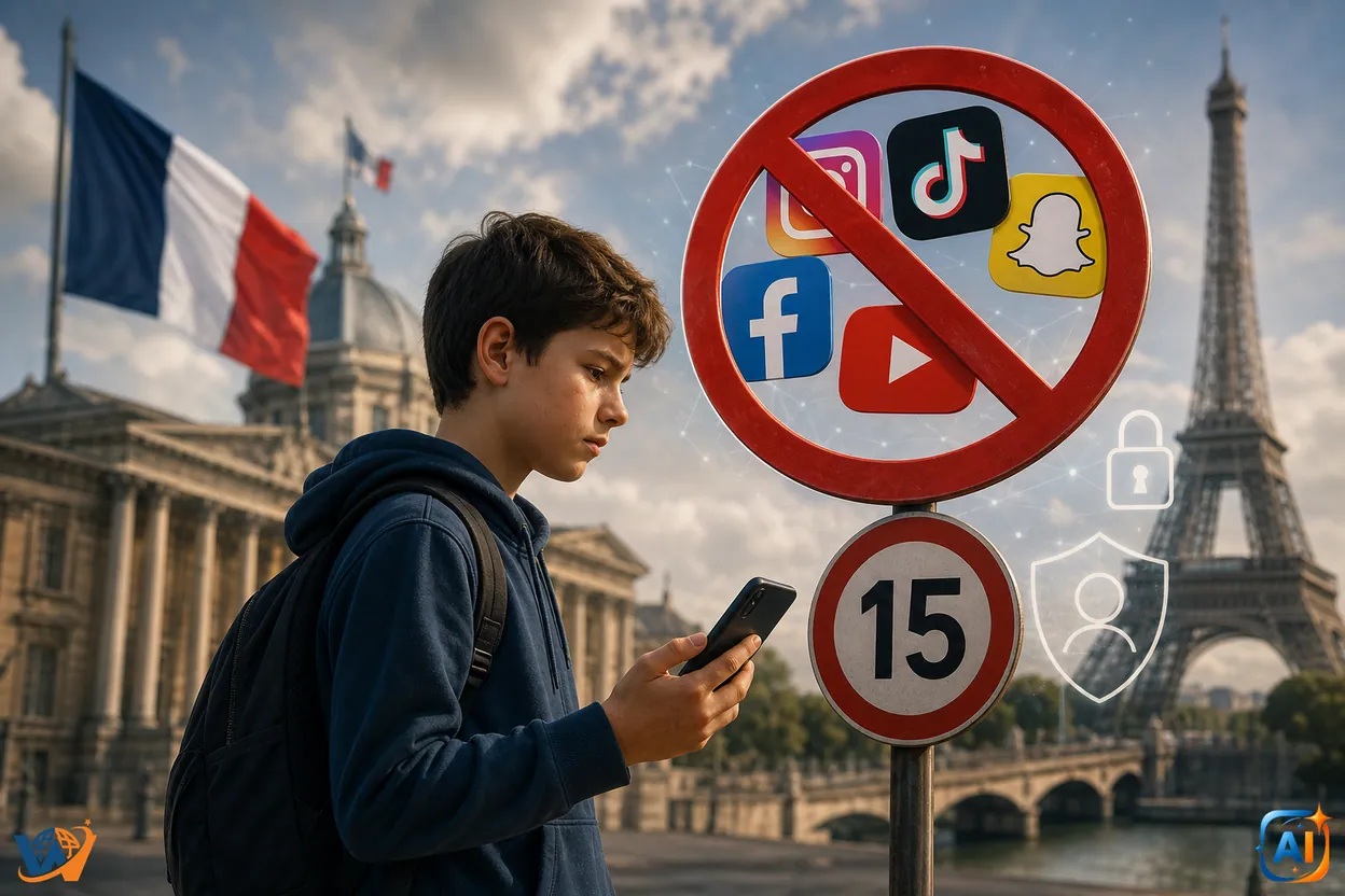 Franța interzice rețelele sociale copiilor sub 15 ani
