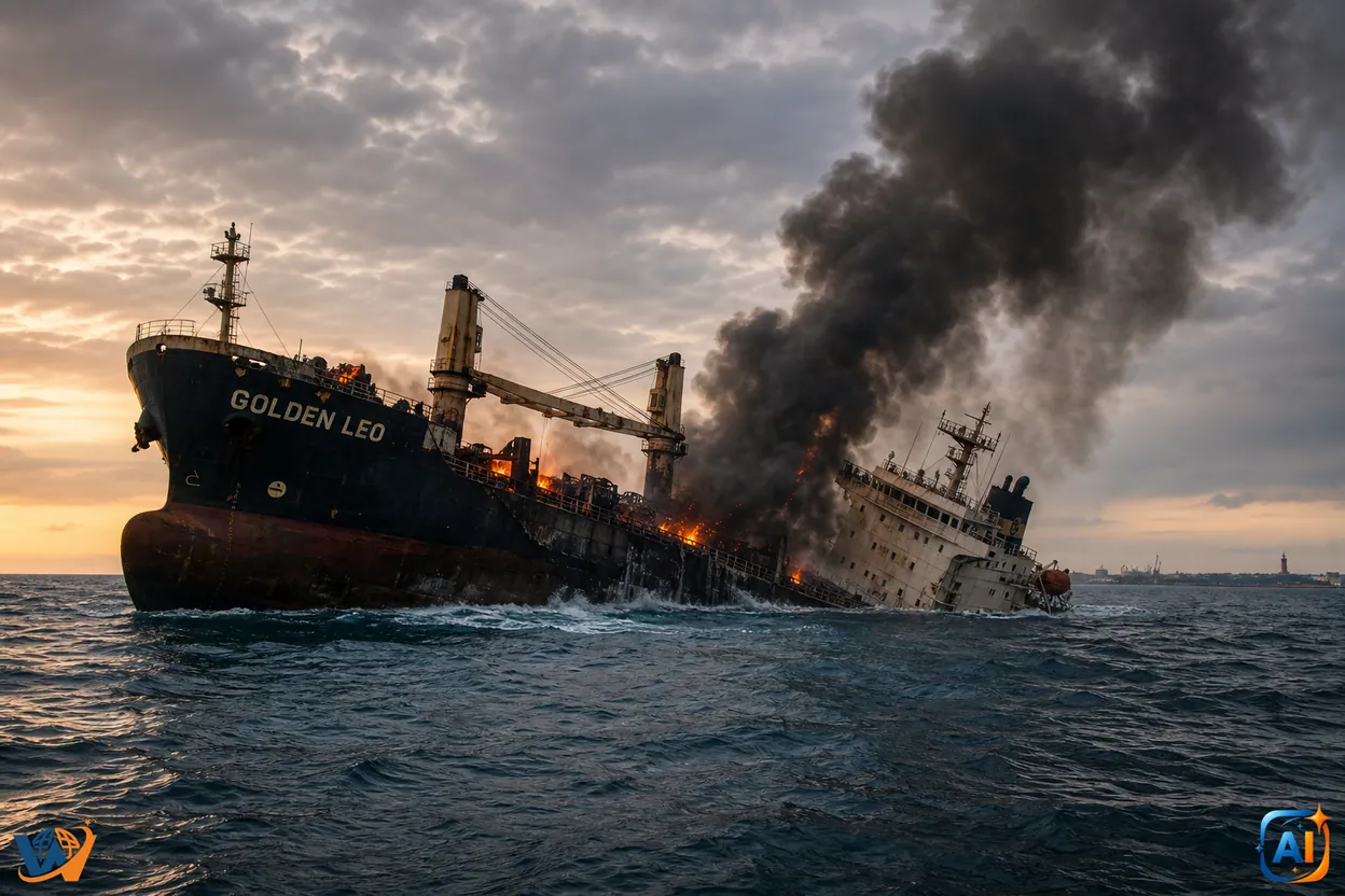 Exporturile Ucrainei, lovite după scufundarea navei Golden Leo