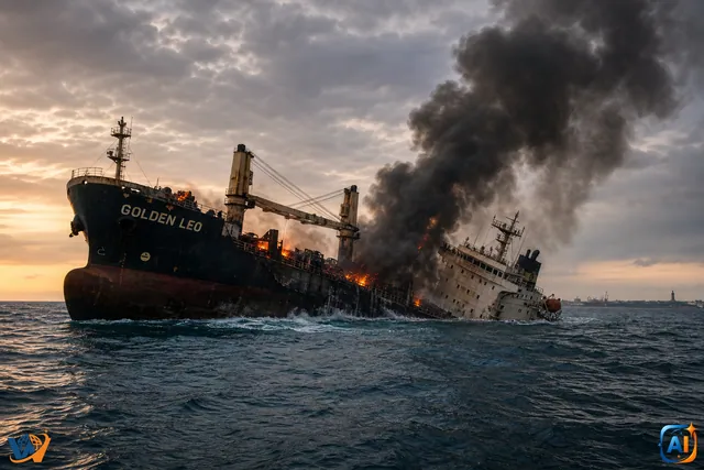Exporturile Ucrainei, lovite după scufundarea navei Golden Leo