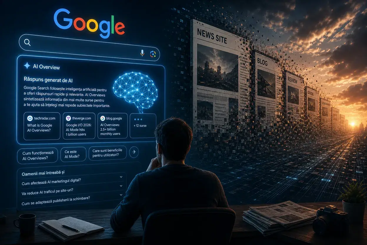 Google schimbă internetul: AI răspunde înaintea site-urilor