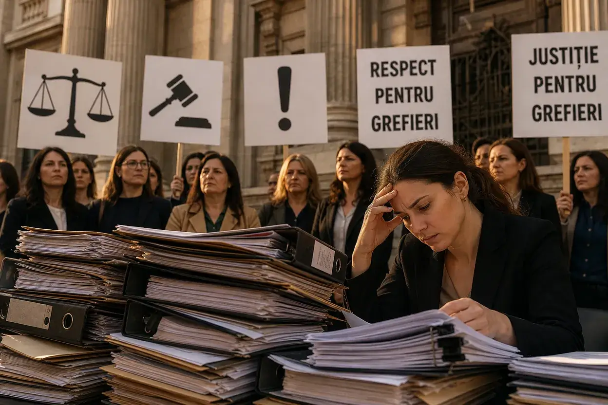 Justiția fierbe: grefierii pregătesc proteste