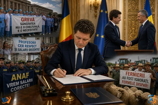 Grevele se extind, Cotroceniul rămâne concentrat pe diplomație