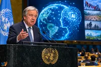 Guterres cere reguli globale pentru AI în ultimul său discurs la ONU