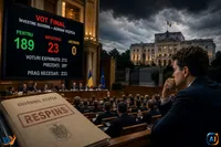 Guvernul Veștea a picat în Parlament