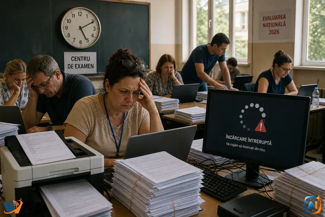 Haos digital la Evaluarea Națională