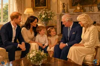 Harry și Meghan s-ar fi întâlnit în secret cu regele Charles și regina Camilla