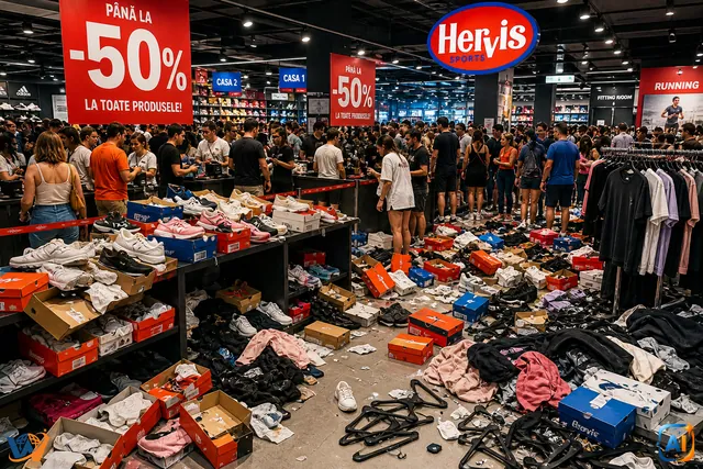 Hervis, luat cu asalt: reduceri de până la 50%