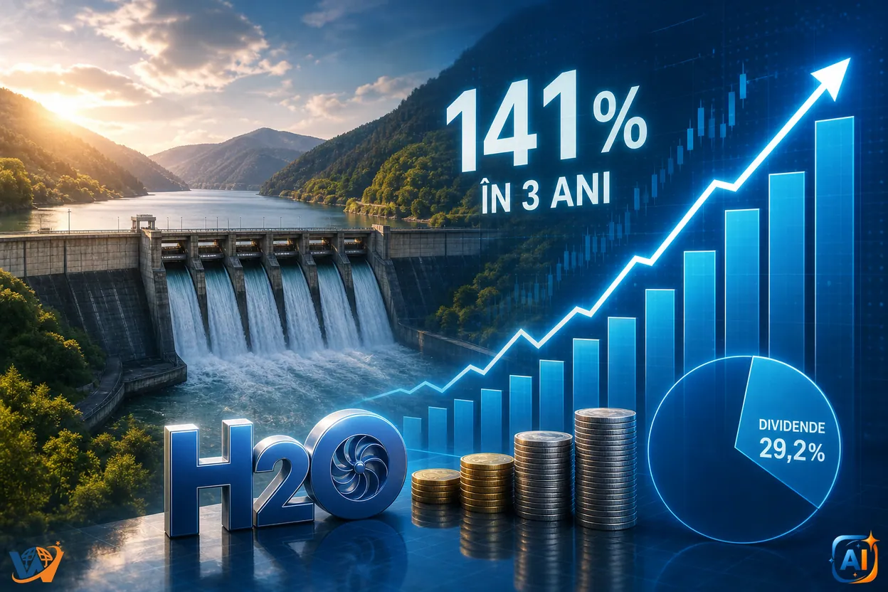 Hidroelectrica, randament de 141% în trei ani la Bursă