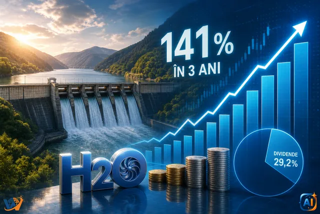 Hidroelectrica, randament de 141% în trei ani la Bursă