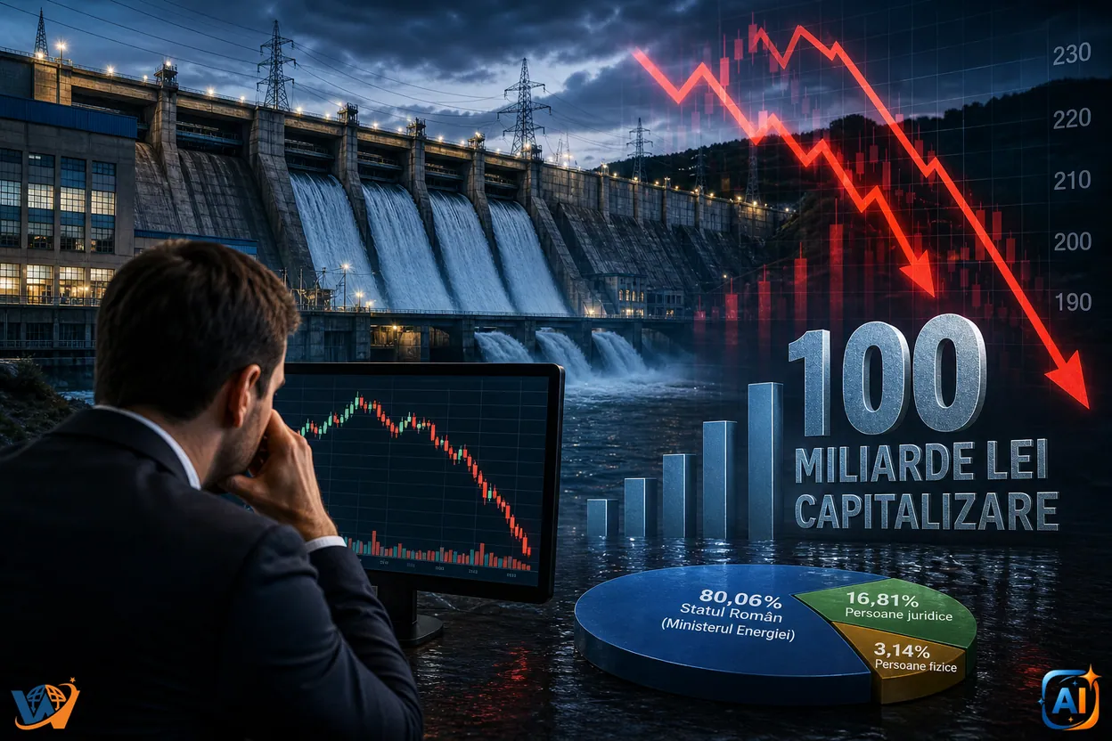 Hidroelectrica ratează pragul de 100 miliarde