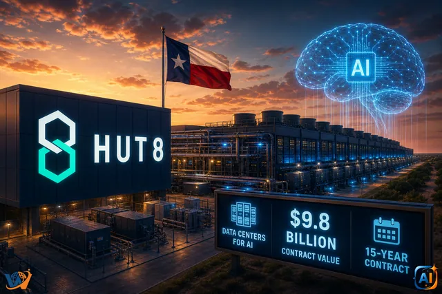 Hut 8 semnează un contract AI de 9,8 miliarde