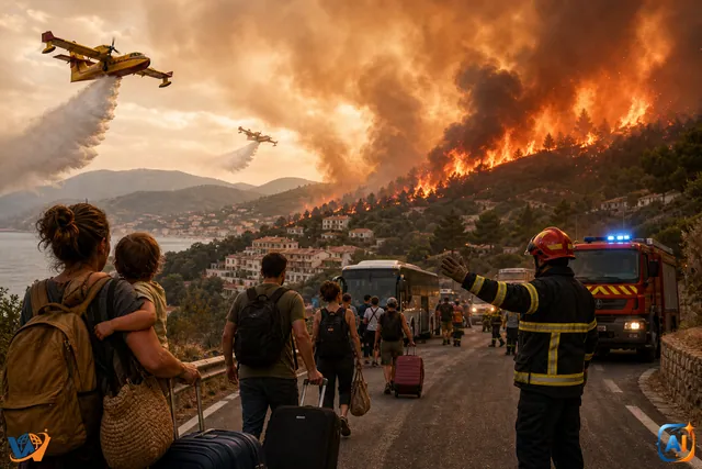 Europa arde: mii de oameni evacuați