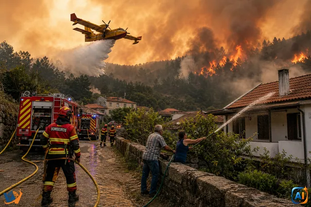 Incendiile de vegetație fac ravagii în Portugalia - Autoritățile cer ajutorul UE