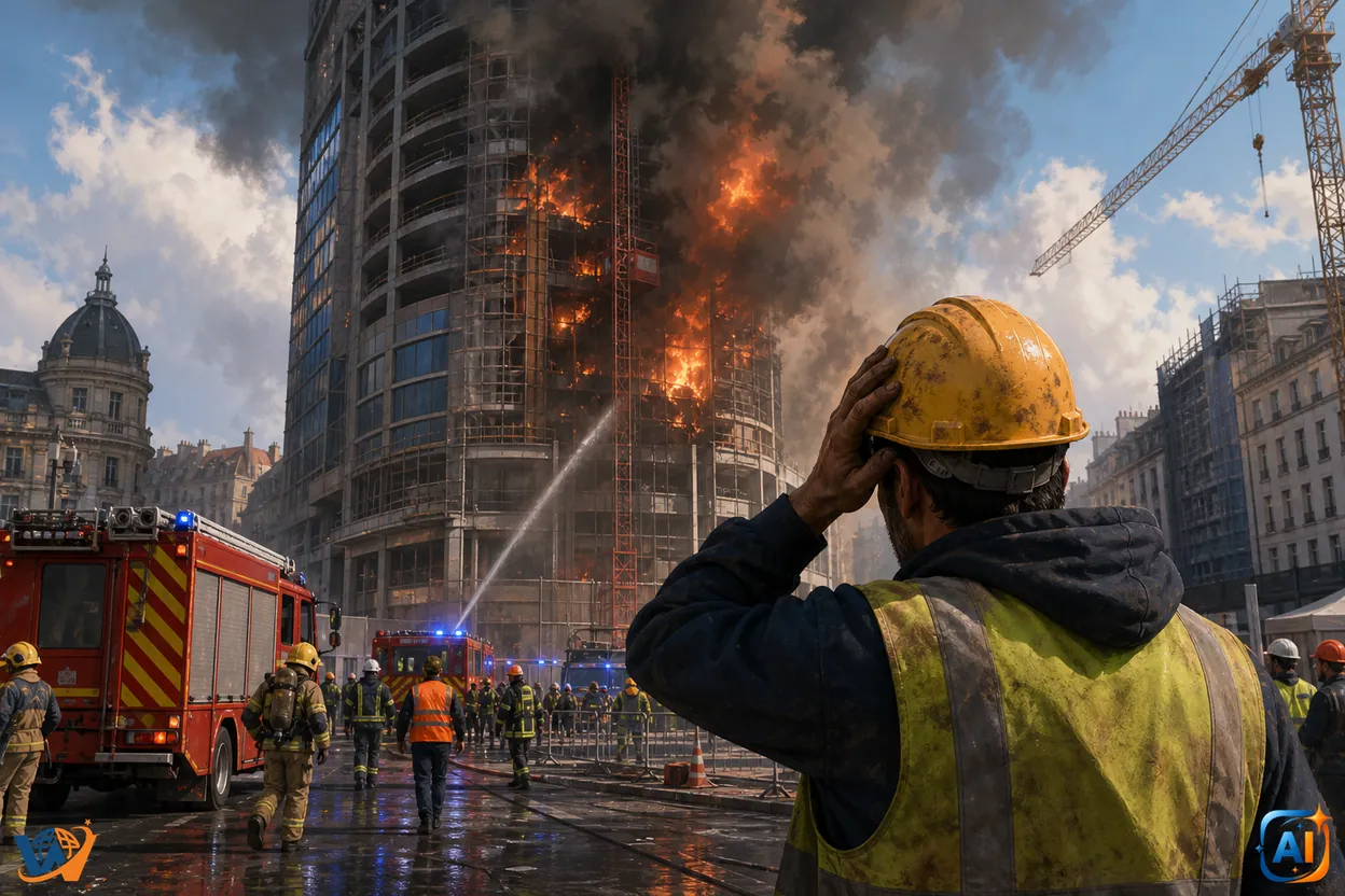 Incendiu mortal la Bruxelles: români, posibil printre victime