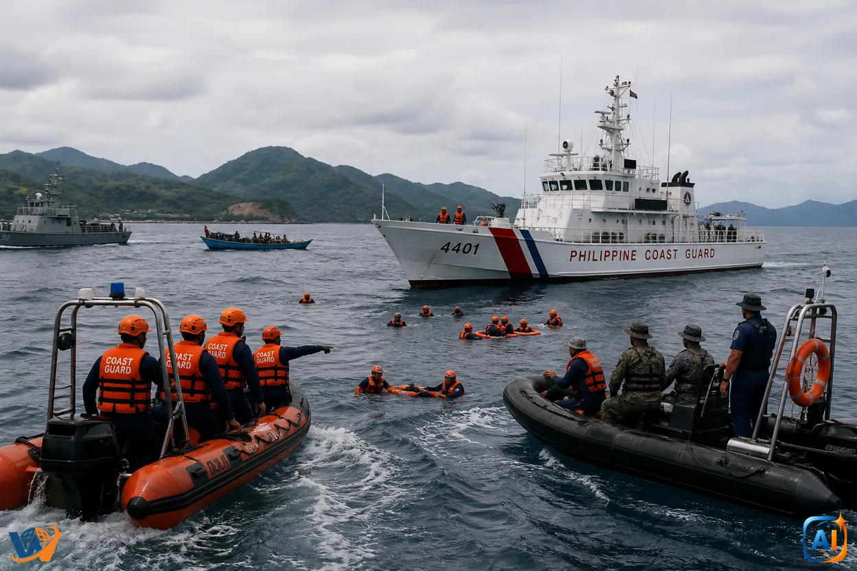 Incendiu pe un feribot în Filipine: 5 morți, zeci de dispăruți