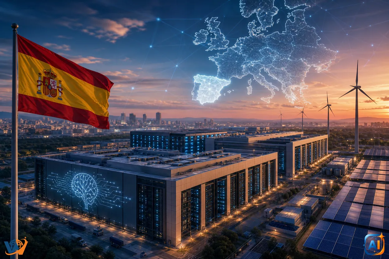 Spania construiește fabrică uriașă de AI