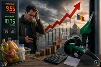 Carburanții au explodat, salariile nu țin pasul: cât a pierdut românul într-un an