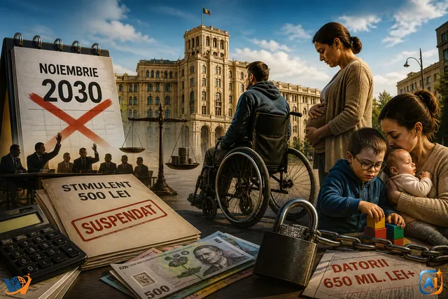 București suspendă ajutorul de 500 lei până în 2030