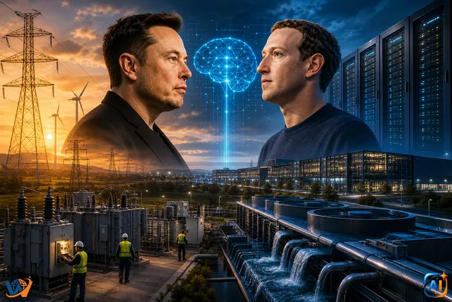 Musk și Zuckerberg: energia devine noua limită a AI