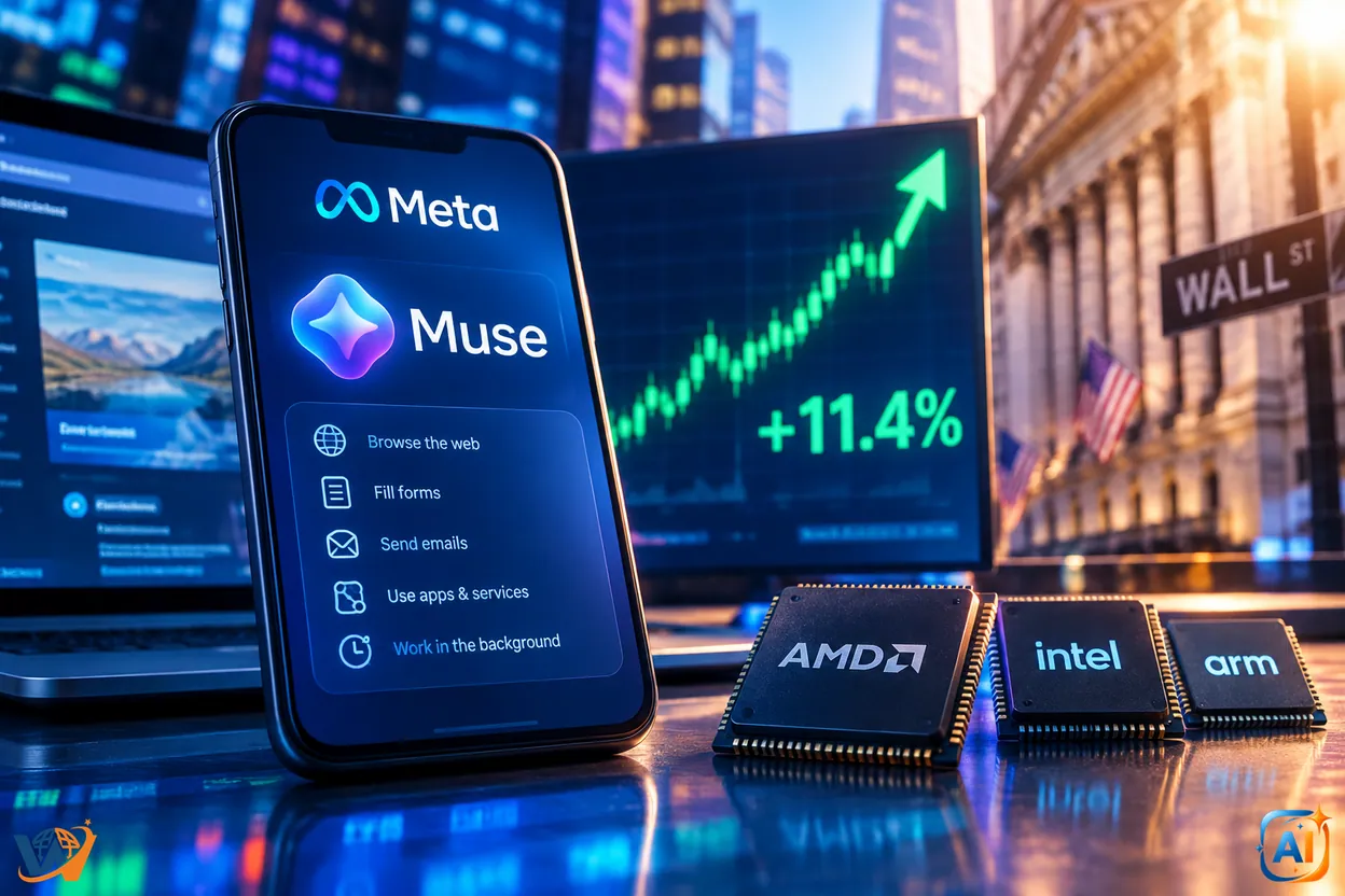 Agentul AI Muse al Meta reaprinde febra pe Wall Street