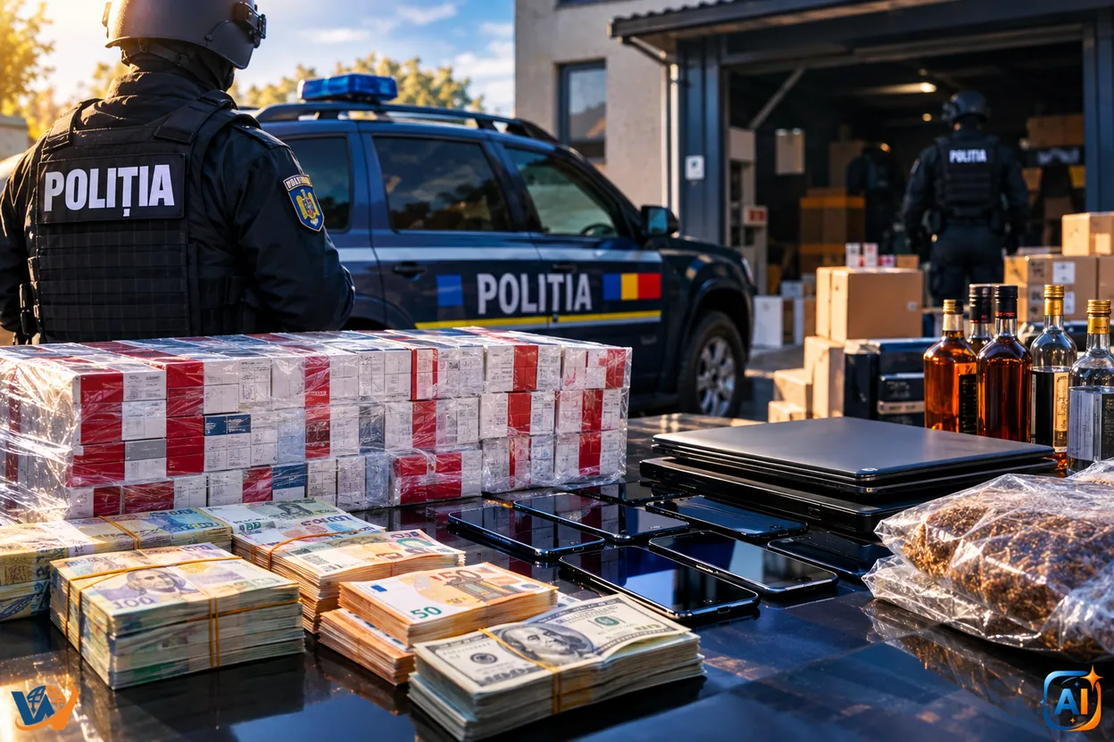 Criminalitate economică: 249 de percheziții în două săptămâni