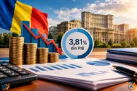 Deficitul bugetar, 3,81% din PIB după nouă luni din 2026