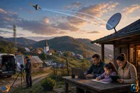 Internetul prin satelit schimbă harta conectivității