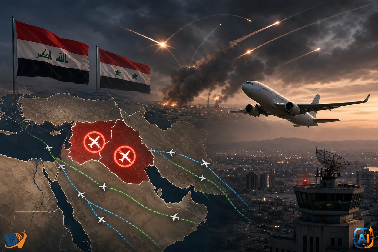 Irakul și Siria își închid spațiul aerian după atacul Iranului asupra Israelului