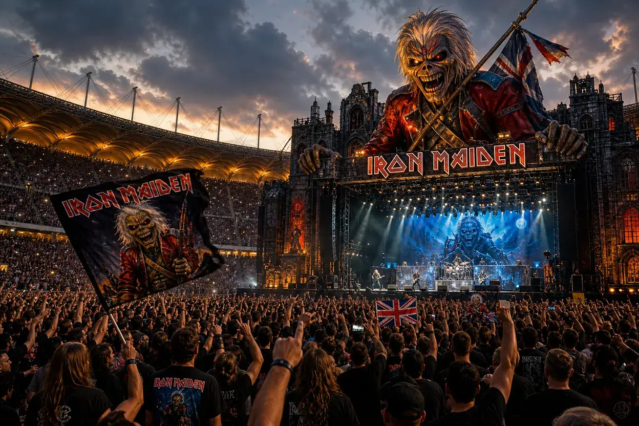 Iron Maiden aduce marile turnee rock la București