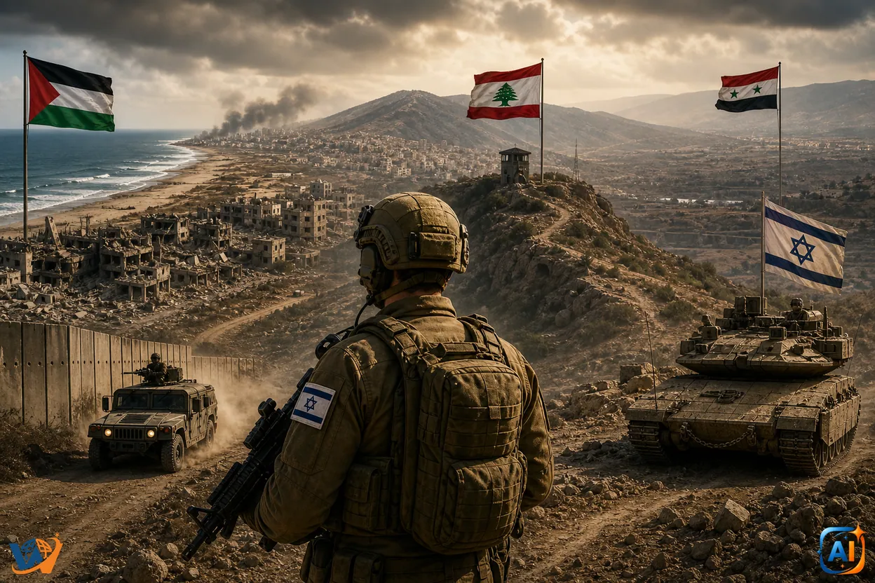 Israelul anunță că își va menține trupele în „zonele de securitate” din Liban, Siria și Gaza