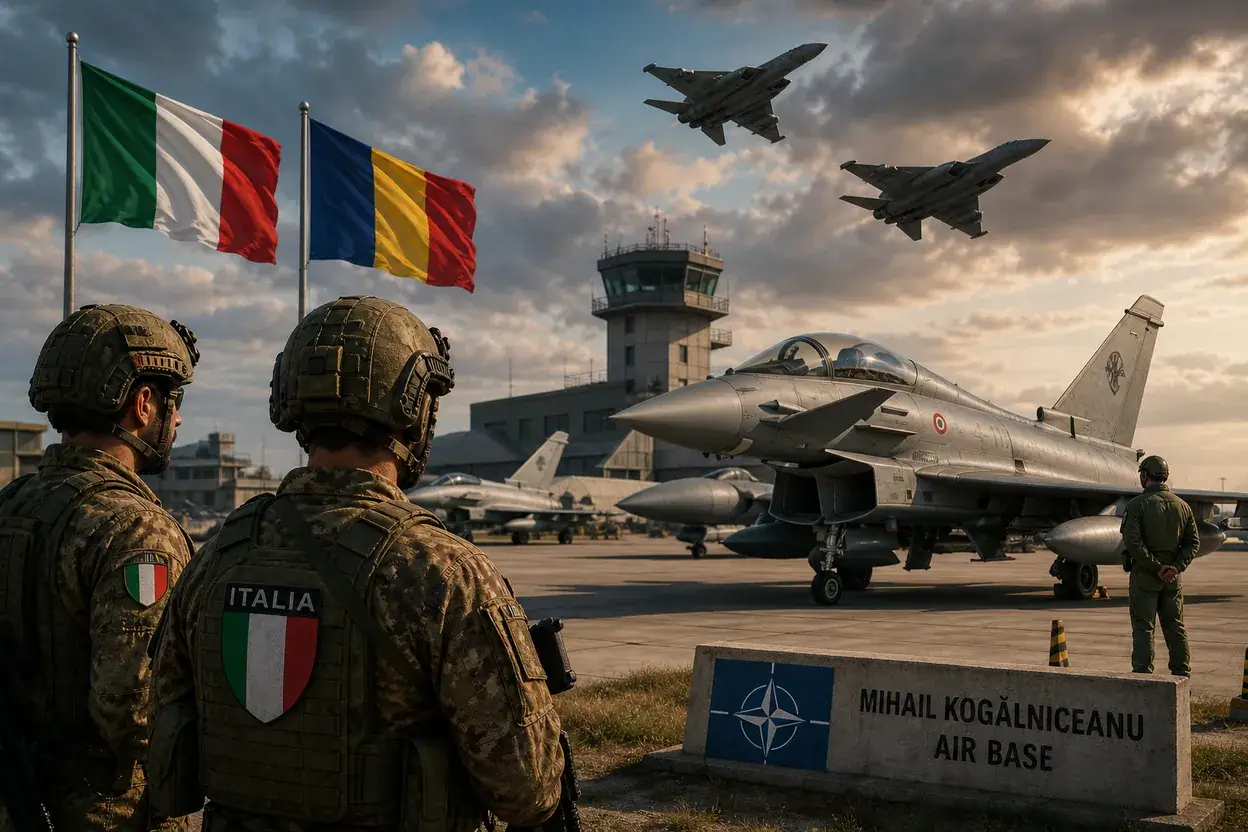Italia trimite militari în România
