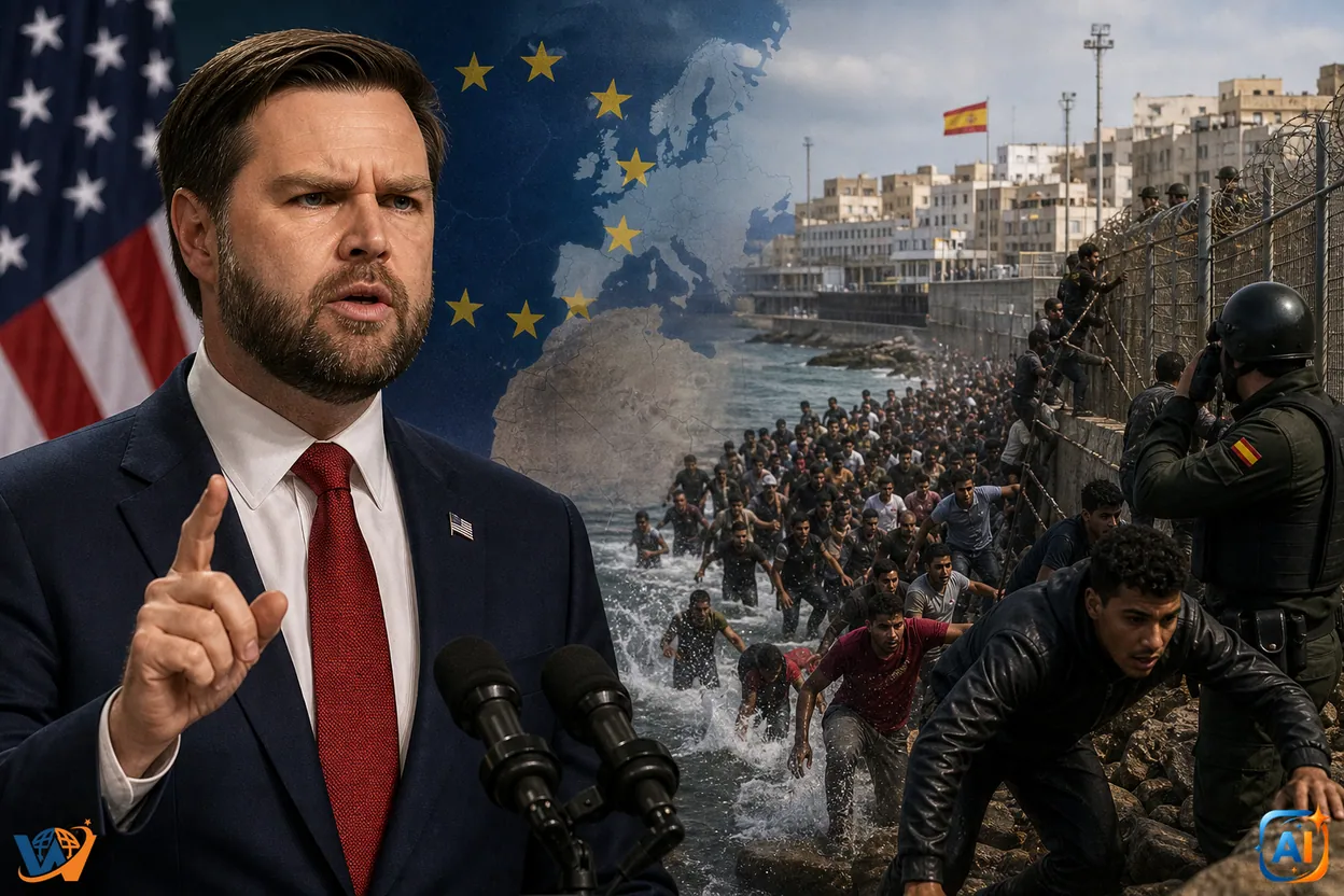 JD Vance atacă politicile europene după criza din Ceuta