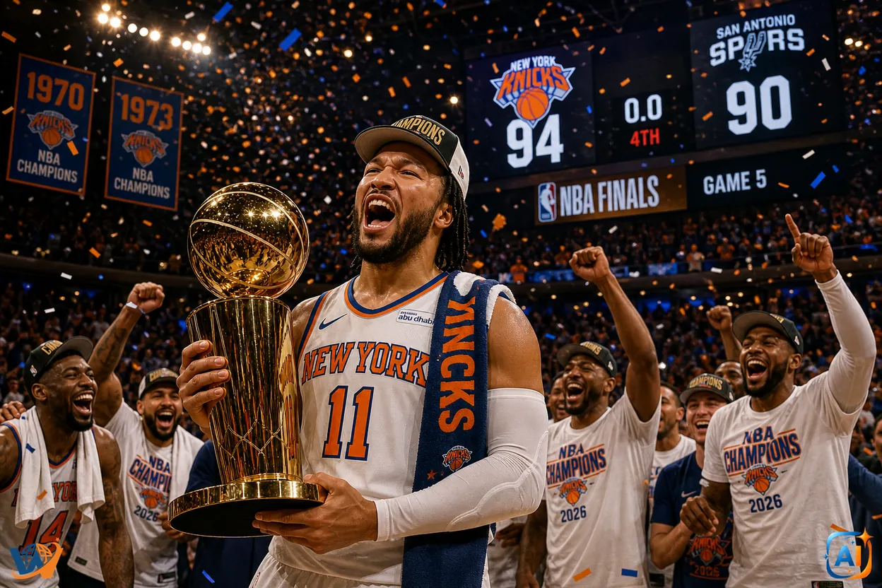 Knicks rup blestemul după 53 de ani