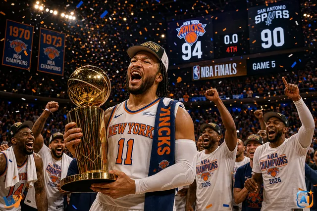 Knicks rup blestemul după 53 de ani