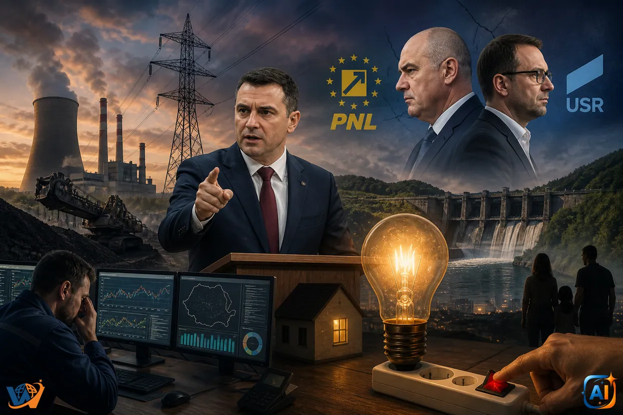 Lăpușan acuză PNL și USR pentru criza energetică