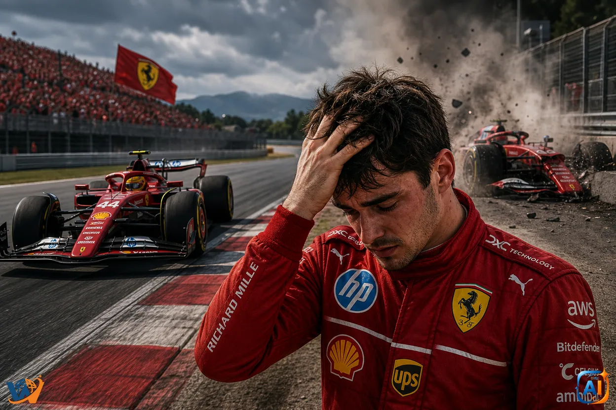 Leclerc, nou coșmar la Ferrari